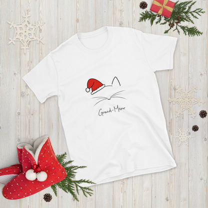 Grand-Meow! Christmas Short-Sleeve Unisex T-Shirt