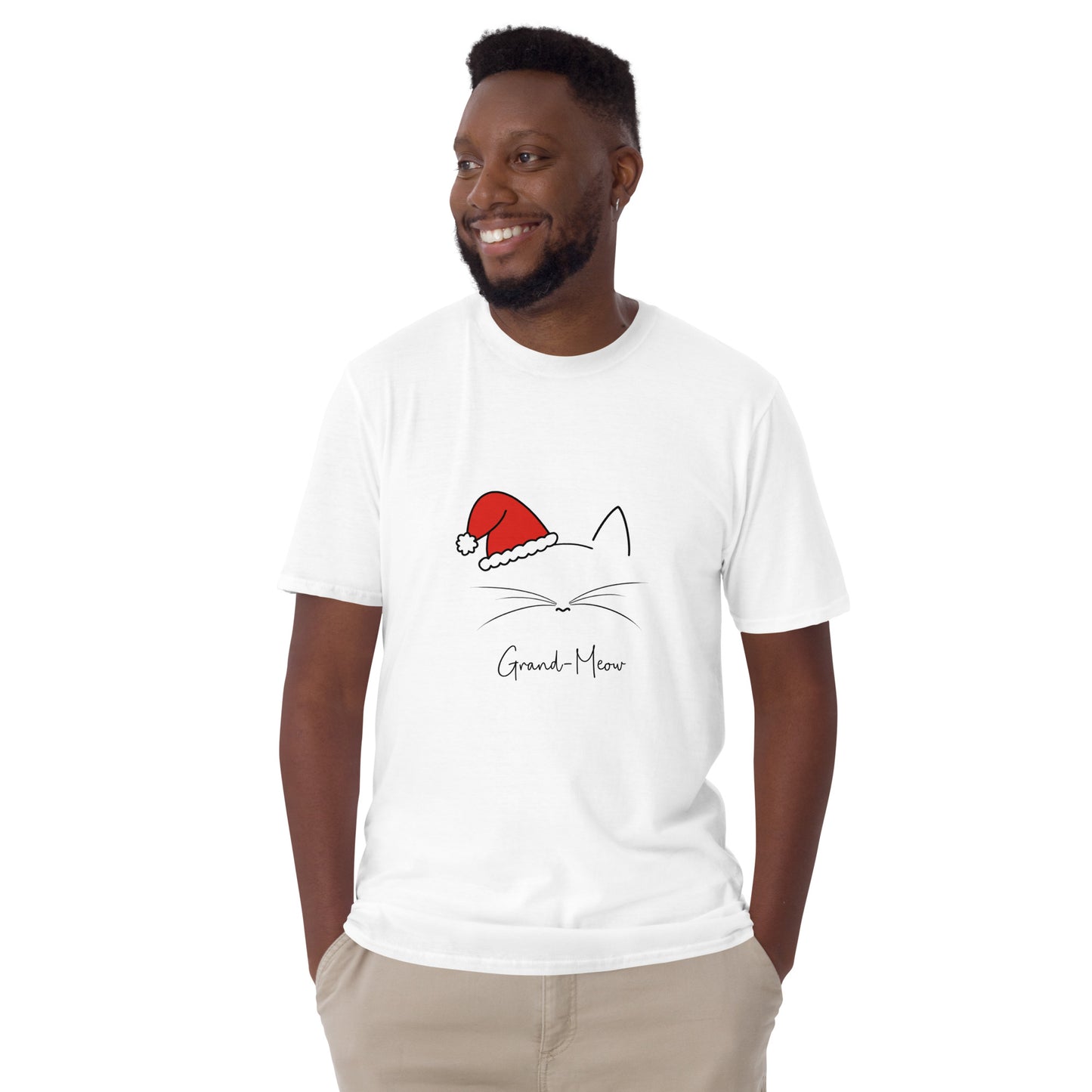 Grand-Meow! Christmas Short-Sleeve Unisex T-Shirt