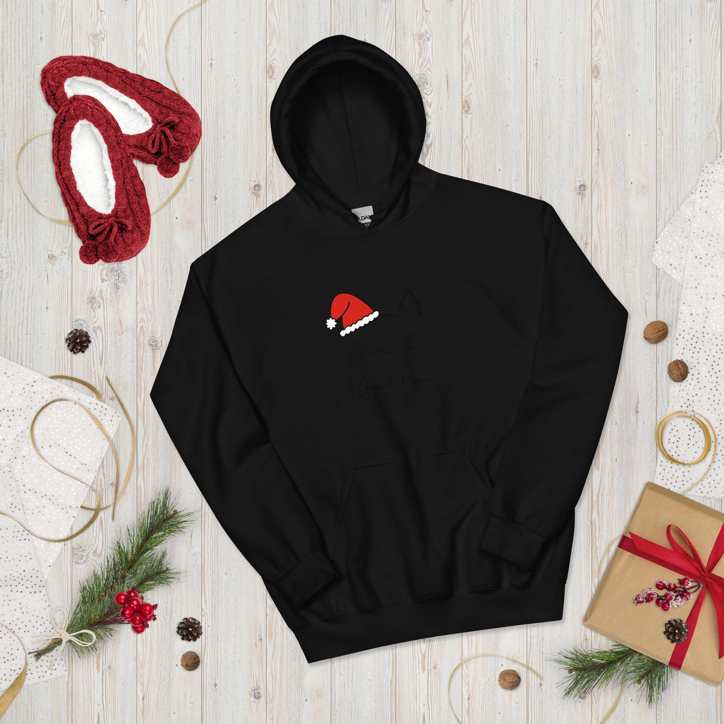 Grand-Meow! Christmas Unisex Hoodie