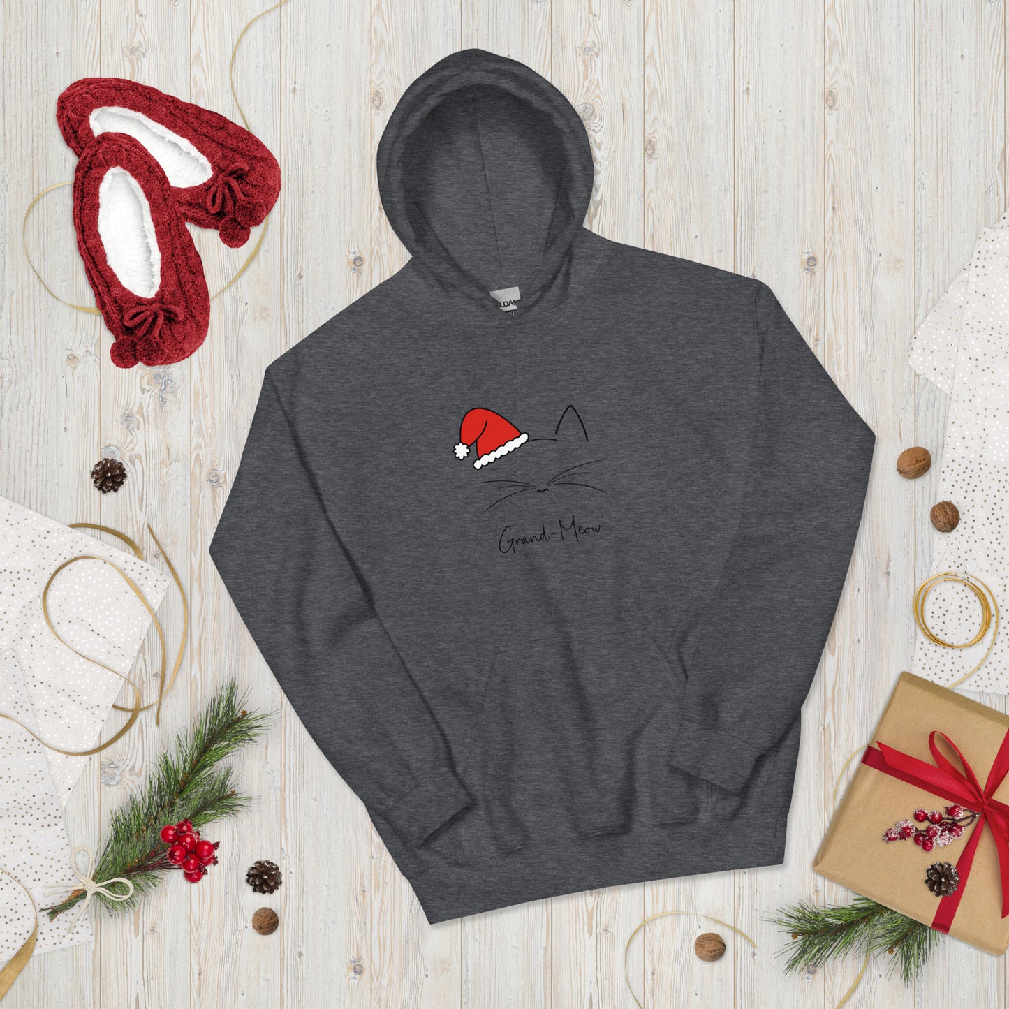 Grand-Meow! Christmas Unisex Hoodie