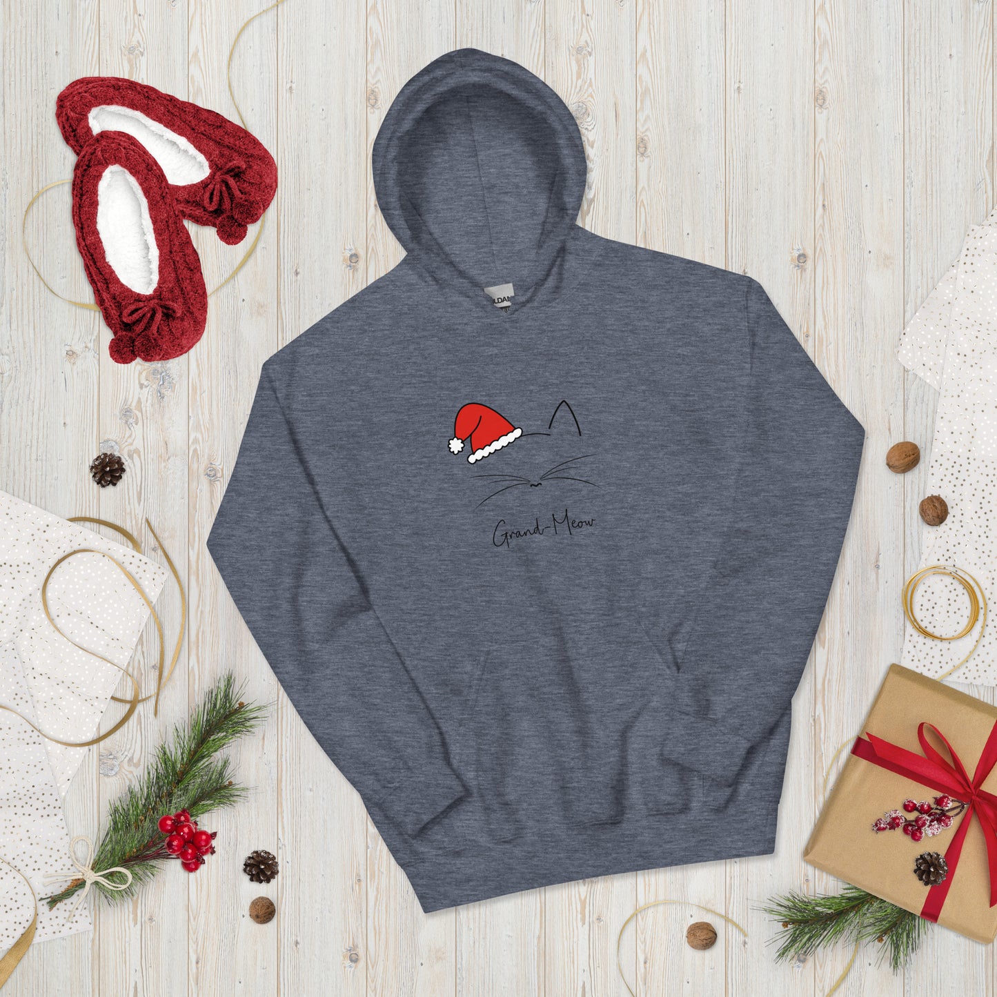 Grand-Meow! Christmas Unisex Hoodie
