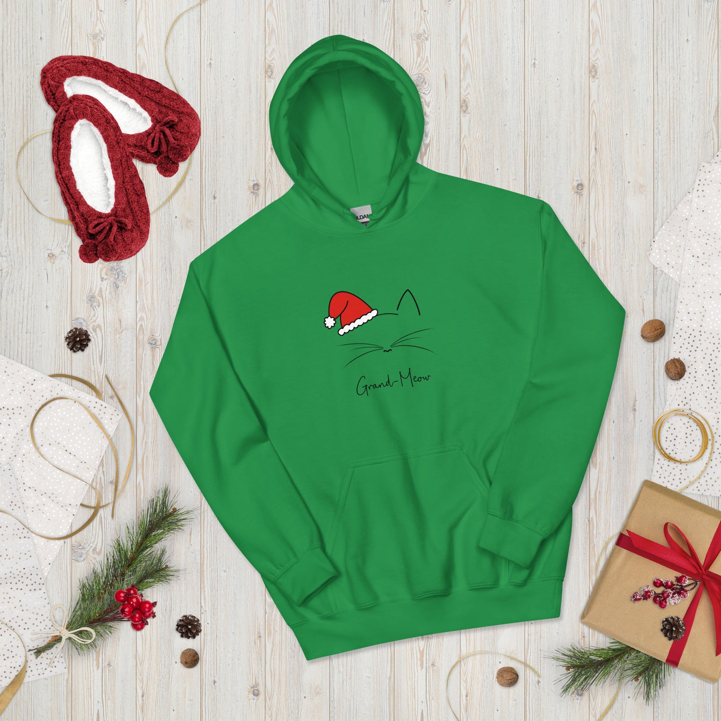 Grand-Meow! Christmas Unisex Hoodie