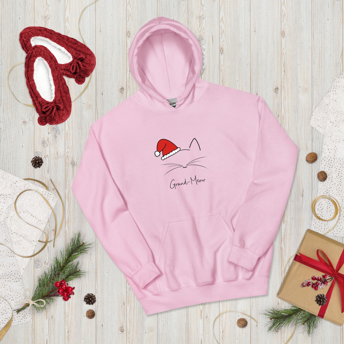 Grand-Meow! Christmas Unisex Hoodie