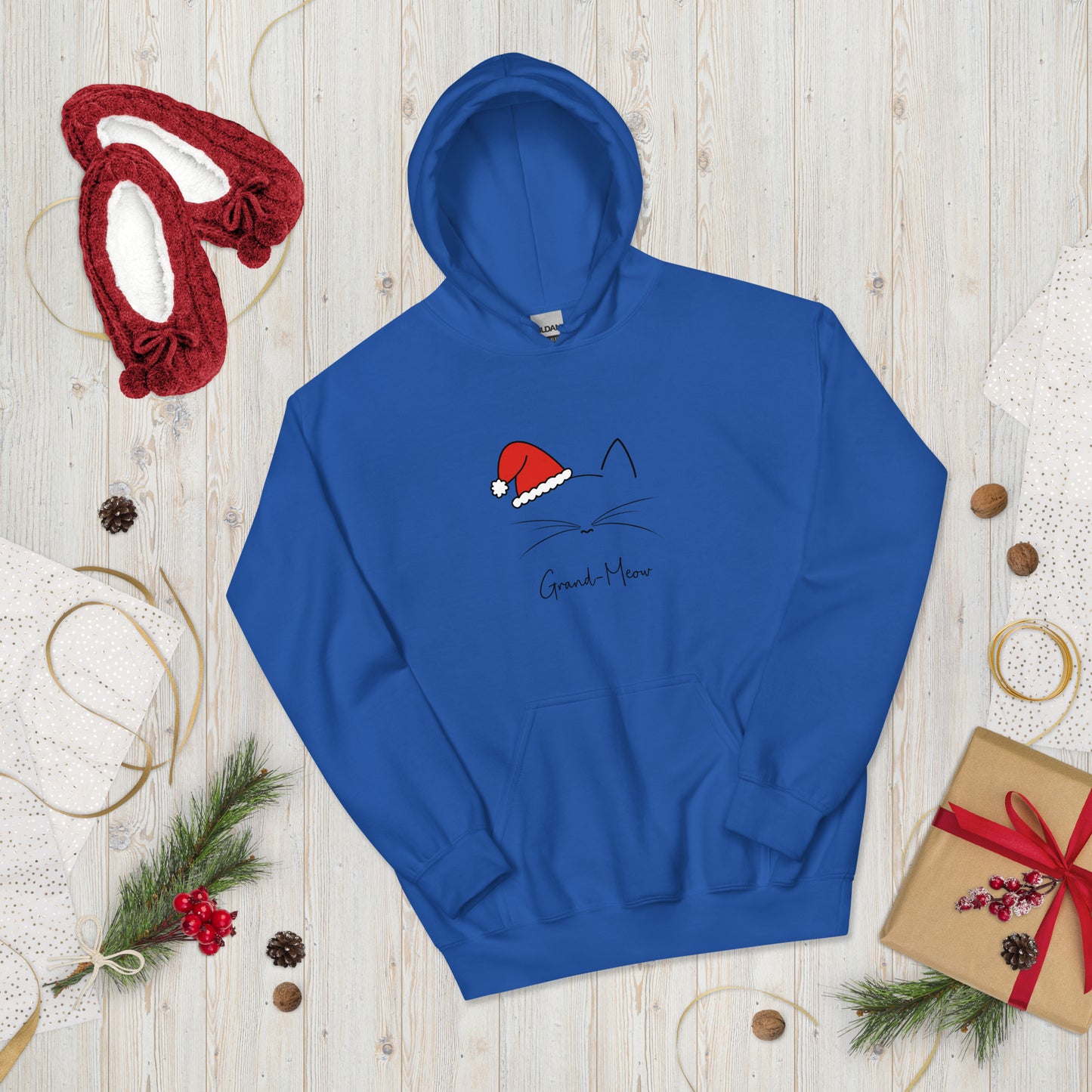 Grand-Meow! Christmas Unisex Hoodie