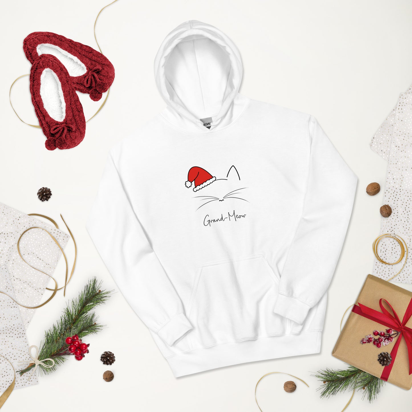 Grand-Meow! Christmas Unisex Hoodie